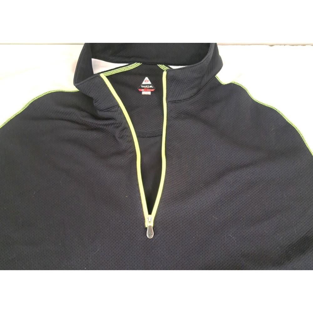 Bolle Golf Warm-Up Activewear Jacket Women's XL Black 1/4 Zip Tennis‎ Pickleball